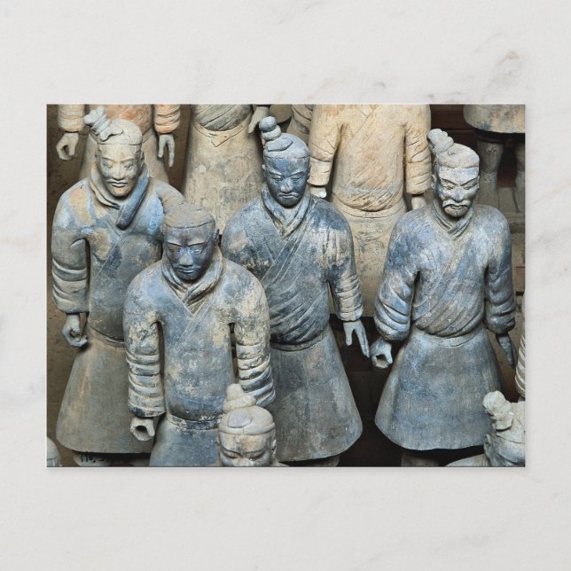 Terra-cotta-Krieger, Xi'an, China Postkarte (Vorderseite)