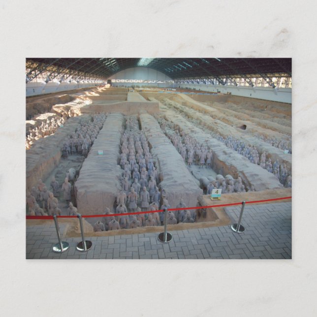 Terra Cotta Warriors Postkarte (Vorderseite)