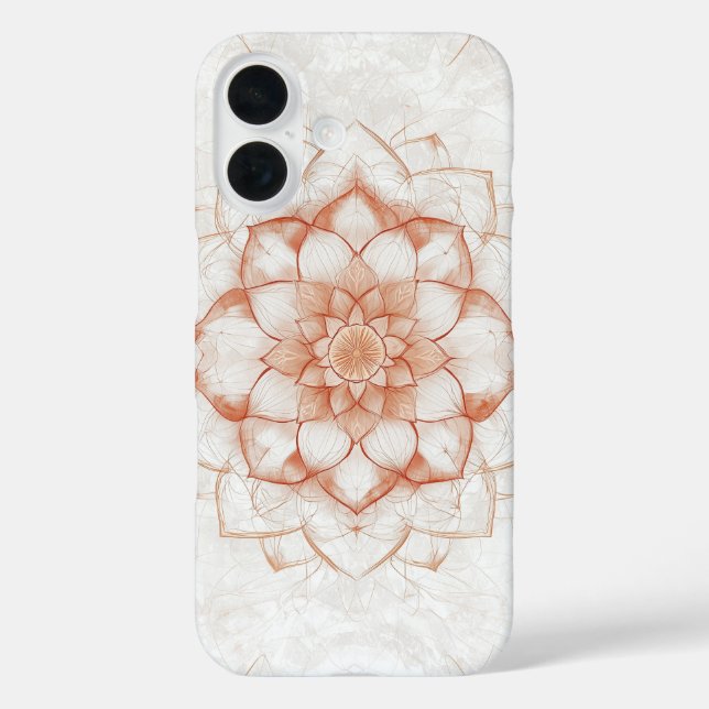 Terra Mandala Mist Case-Mate iPhone Hülle (Rückseite)