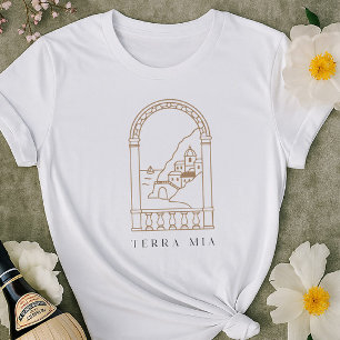 Terra Mia Amalfi Küste   Italienisches Kulturerbe T-Shirt