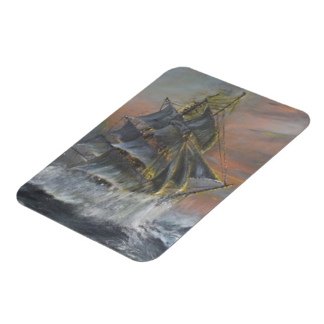 Terra Nova dringt in die wilde Gale Dawn Magnet (Linke Seite)