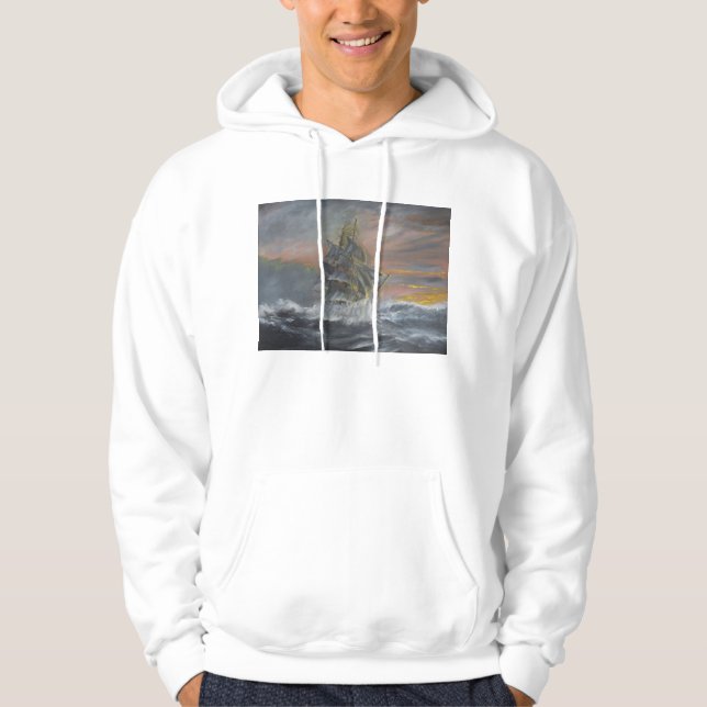 Terra-Nova geht in eine heftige Sturm-Dämmerung Hoodie (Vorderseite)