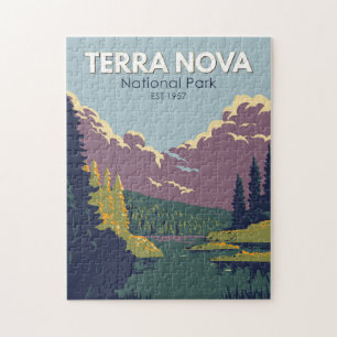 Terra Nova Nationalpark Kanada Reise Kunst Vintage Puzzle