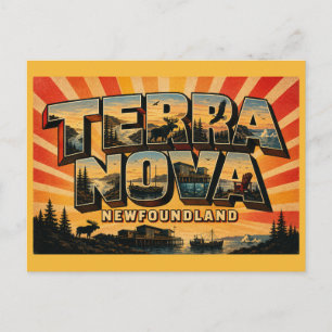 Terra-Nova-Nationalpark Neufundland Kanadas Mos Postkarte