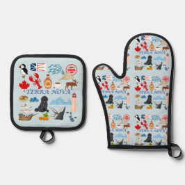 Terra Nova Newfundland Ofenhandschuh & Topflappen-Set