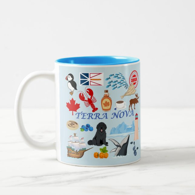 Terra Nova Newfundland Zweifarbige Tasse (Links)
