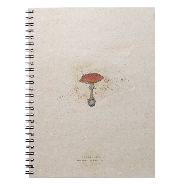 Terra Solta - Foraging & Mycology - notebook Notizblock (Vorderseite)