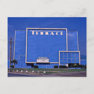 Terrace Drive-In Theater, Bakersfield, Kalifornien Postkarte