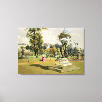 Terrace Garden, Abtei Woburn (Chromolitho)