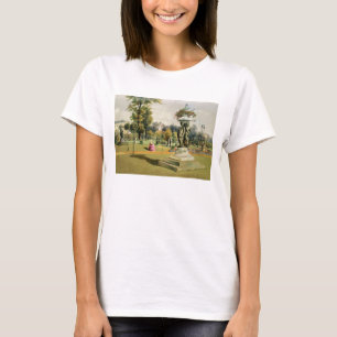Terrace Garden, Abtei Woburn (Chromolitho) T-Shirt