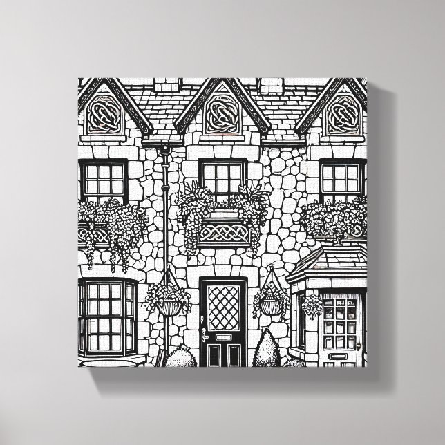 Terrace House #28 Leinwanddruck (Vorderseite)