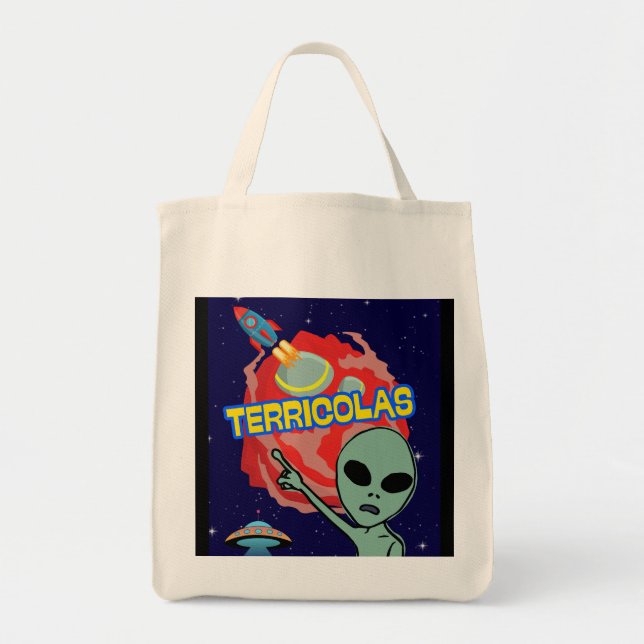 Terracolas - Alien-Angst vor Menschen Tragetasche (Vorne)