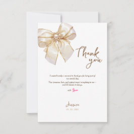 terracota Bugbrasse elegante Dusche danke Karte