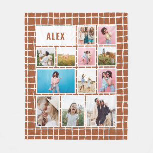 Terracotta 12 Foto modern minimalistisch abstrakt Fleecedecke