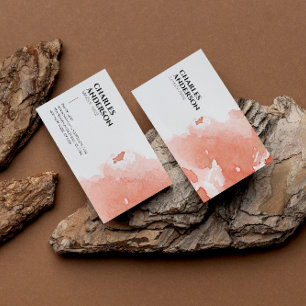 Terracotta Abstrakt Boho Einzigartig Visitenkarte