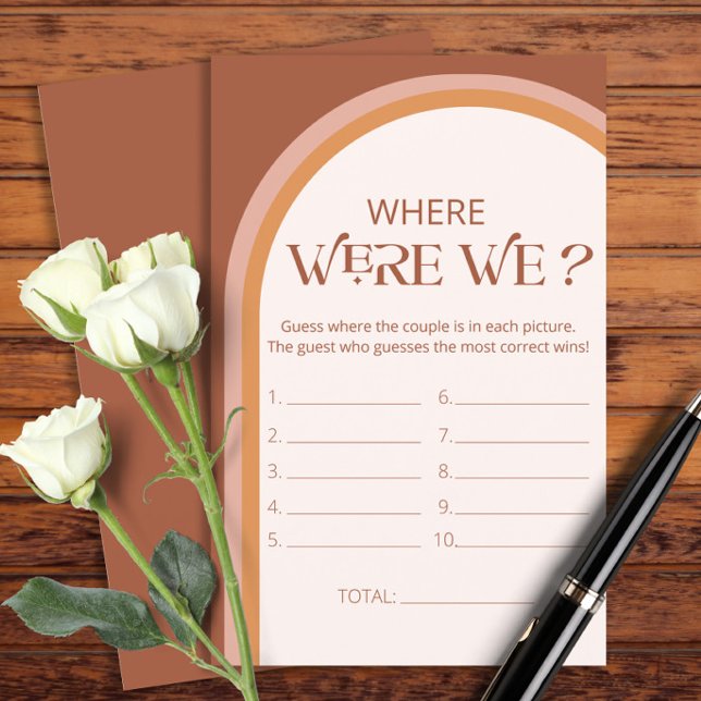 Terracotta Arch Wo waren wir Brautparty (Von Creator hochgeladen)