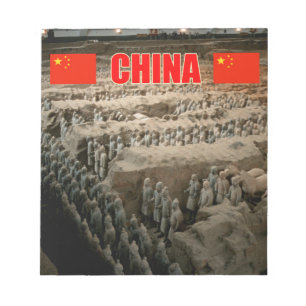 Terracotta Army China - Pro Foto Notizblock