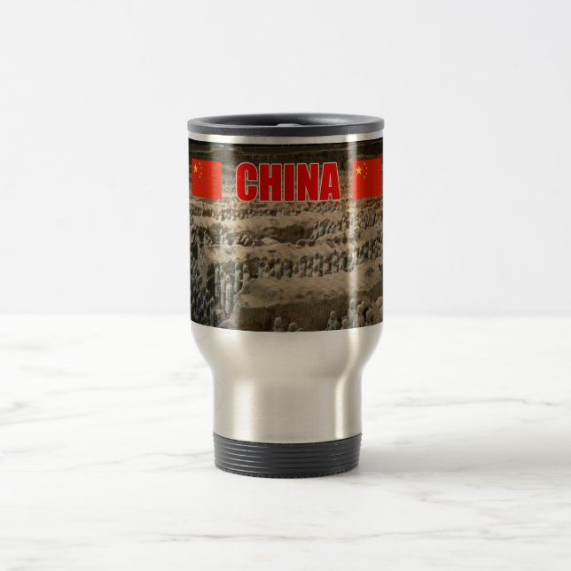 Terracotta Army China - Pro Foto Reisebecher (Mittel)