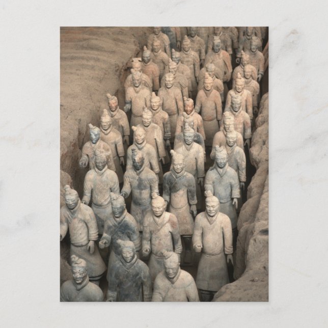 Terracotta Army Postkarte (Vorderseite)