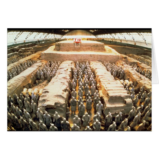 Terracotta Army, Qin Dynasty, 210 v. Chr. (Vorderseite (Horizontal))