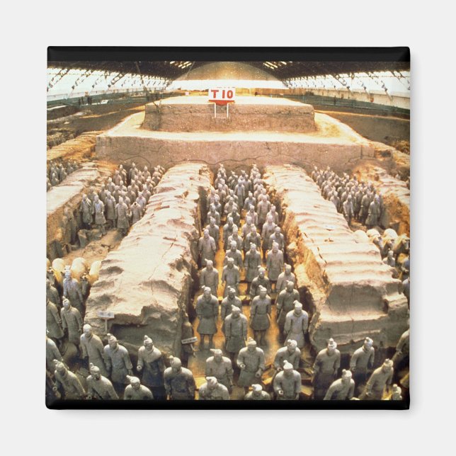 Terracotta Army, Qin Dynasty, 210 v. Chr. Magnet (Vorne)