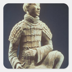 Terracotta Army, Qin Dynasty, 210 v. Chr. Quadratischer Aufkleber