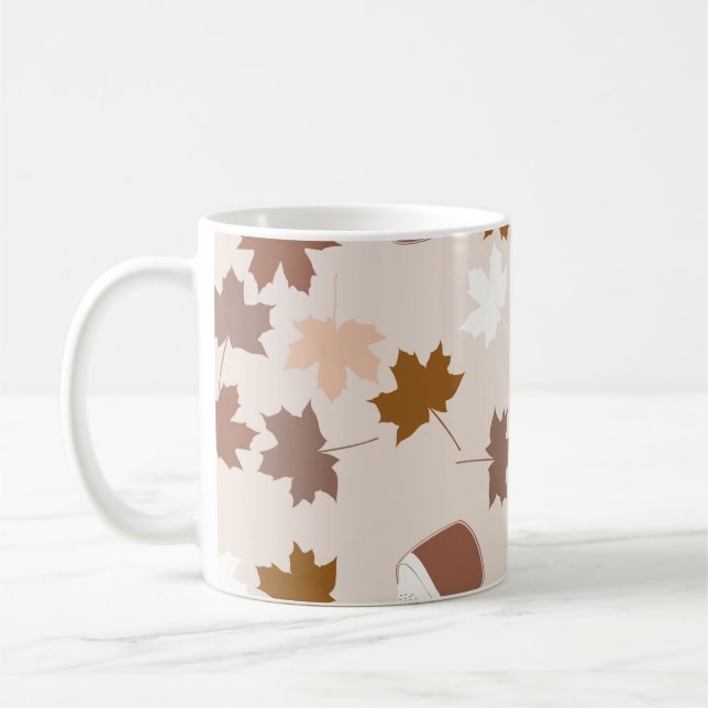 Terracotta auf dem Ahorn Kaffeetasse (Links)
