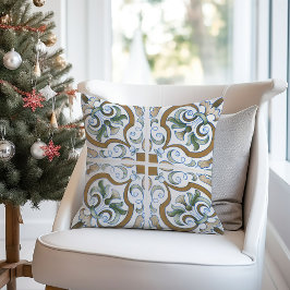 Terracotta auf dem Lande | Rustikaler italienische Kissen