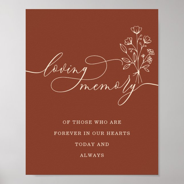 Terracotta auf dem Monte San Giorgio Poster (Vorne)