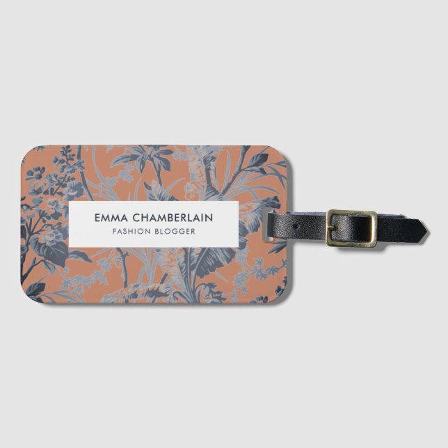 Terracotta auf dem Monte Tamaro Gepäckanhänger (Vorderseite (Horizontal))