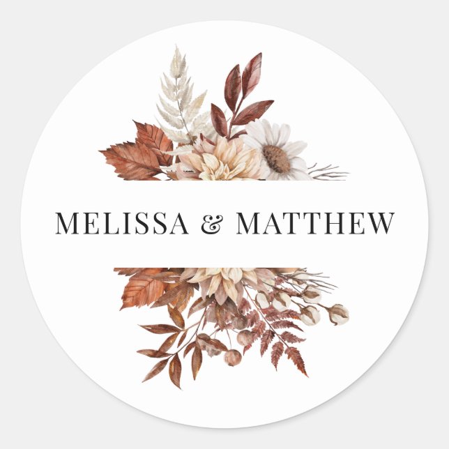 Terracotta auf dem Monte Tamaro Runder Aufkleber (Vorderseite)