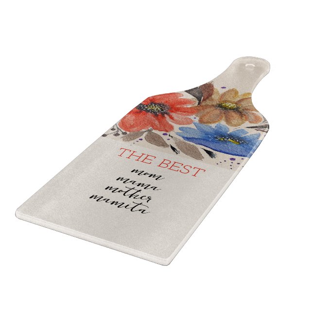 Terracotta auf dem Monte Tamaro Schneidebrett (Ecke)