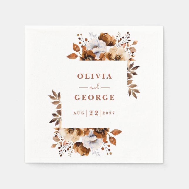 Terracotta auf dem Monte Tamaro Serviette (Vorderseite)