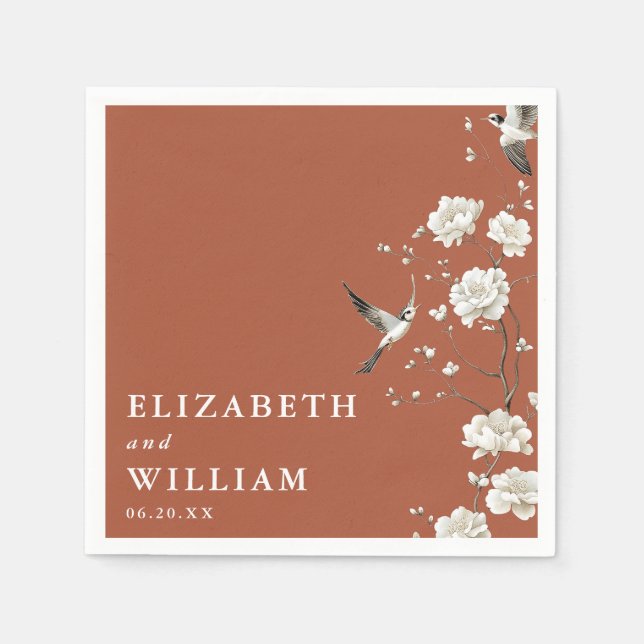 Terracotta auf dem Monte Tamaro Serviette (Vorderseite)