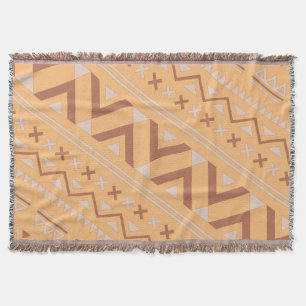 Terracotta Azteken Herringbone Moderner Bohemische Decke