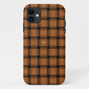 Terracotta Basket Weave iPhone 11 Hülle