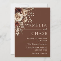 Terracotta Bohemische Vintage Hochzeit