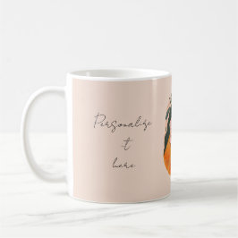 Terracotta Boho Botanical Mom and Baby  Kaffeetasse