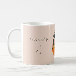 Terracotta Boho Botanical Mom and Baby Kaffeetasse