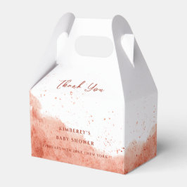 Terracotta Boho Desert Baby Dusche Vielen Dank Geschenkschachtel