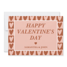 Terracotta Boho Hearts Valentine’s Gift