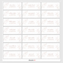 Terracotta Burnt Orange Botanische Gastadresse