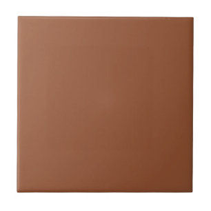 Terracotta Burnt Orange Solid Color Fliese