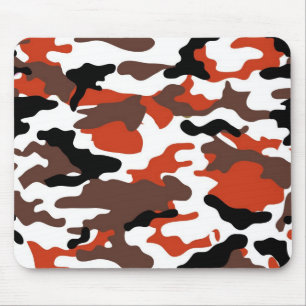 Terracotta Camouflage Mousepad