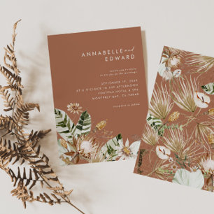 Terracotta chic bohemian botanisch modern elegant