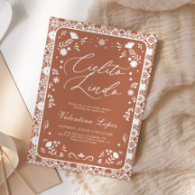 Terracotta Cielito Lindo Talavera Baby Shower