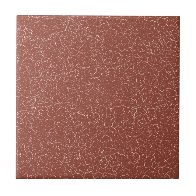 Terracotta Crackle Glaze Solid Color Fliese (Vorderseite)