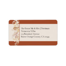 Terracotta Cream Botanical Foliage UAWG