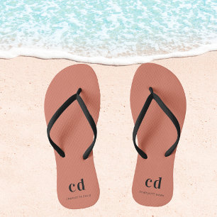 Terracotta dusty earth name monosty flip flops