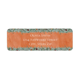 Terracotta Eucalyptus Burgundy Orange Floral